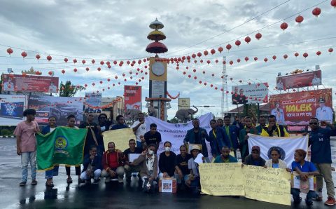 Ikatan Mahasiswa Papua Lampung ( IKMAPAL) Gelar Aksi Galangan Dana Kemanusiaan