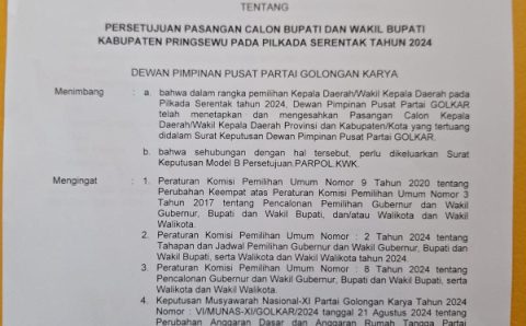 Siap Daftar ke KPU, Ririn-Win Lengkap Kantong B1-KWK Parpol