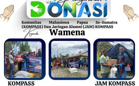 Bantuan Untuk Korban Banjir Dan Longsor : KOMPASS Salurkan Sembako Ke Masyarakat Jayawijaya