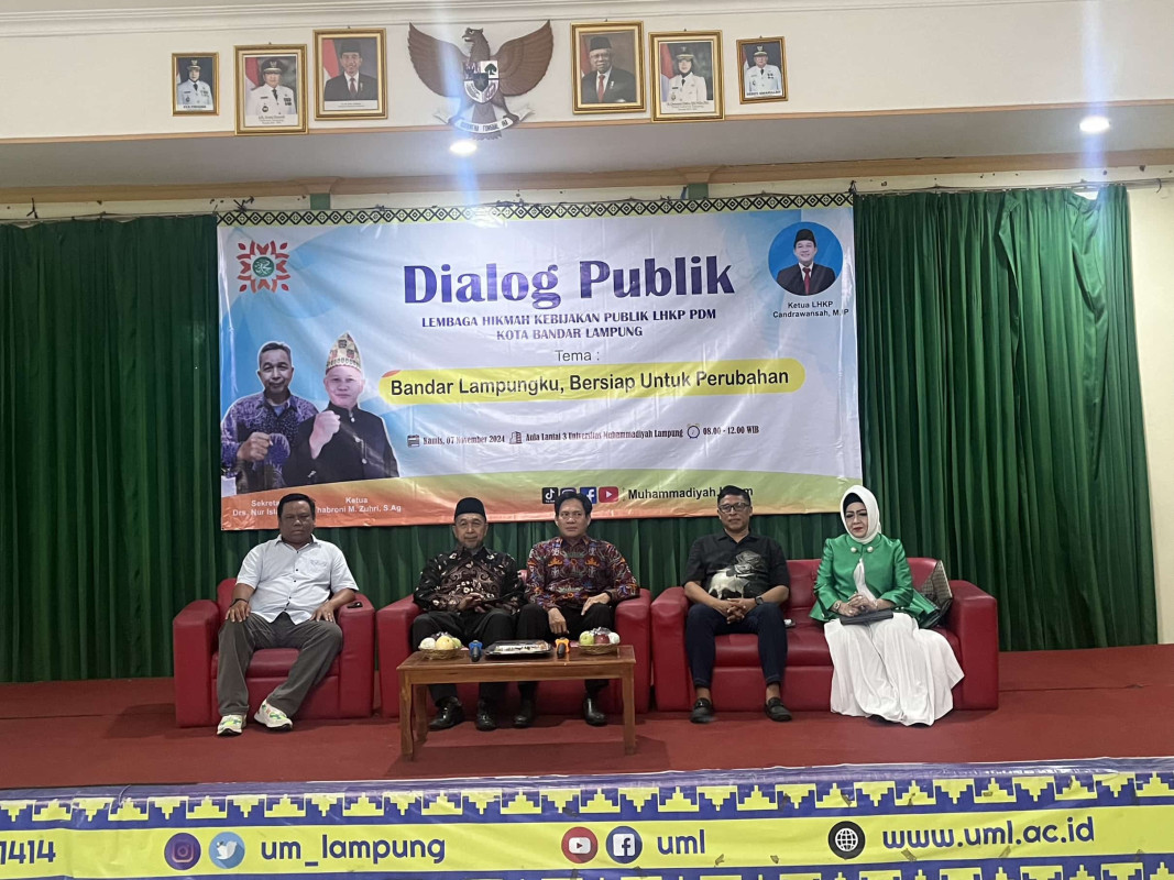 Calon Walikota Bandar Lampung Adu Gagasan di Universitas Muhammadiyah Lampung