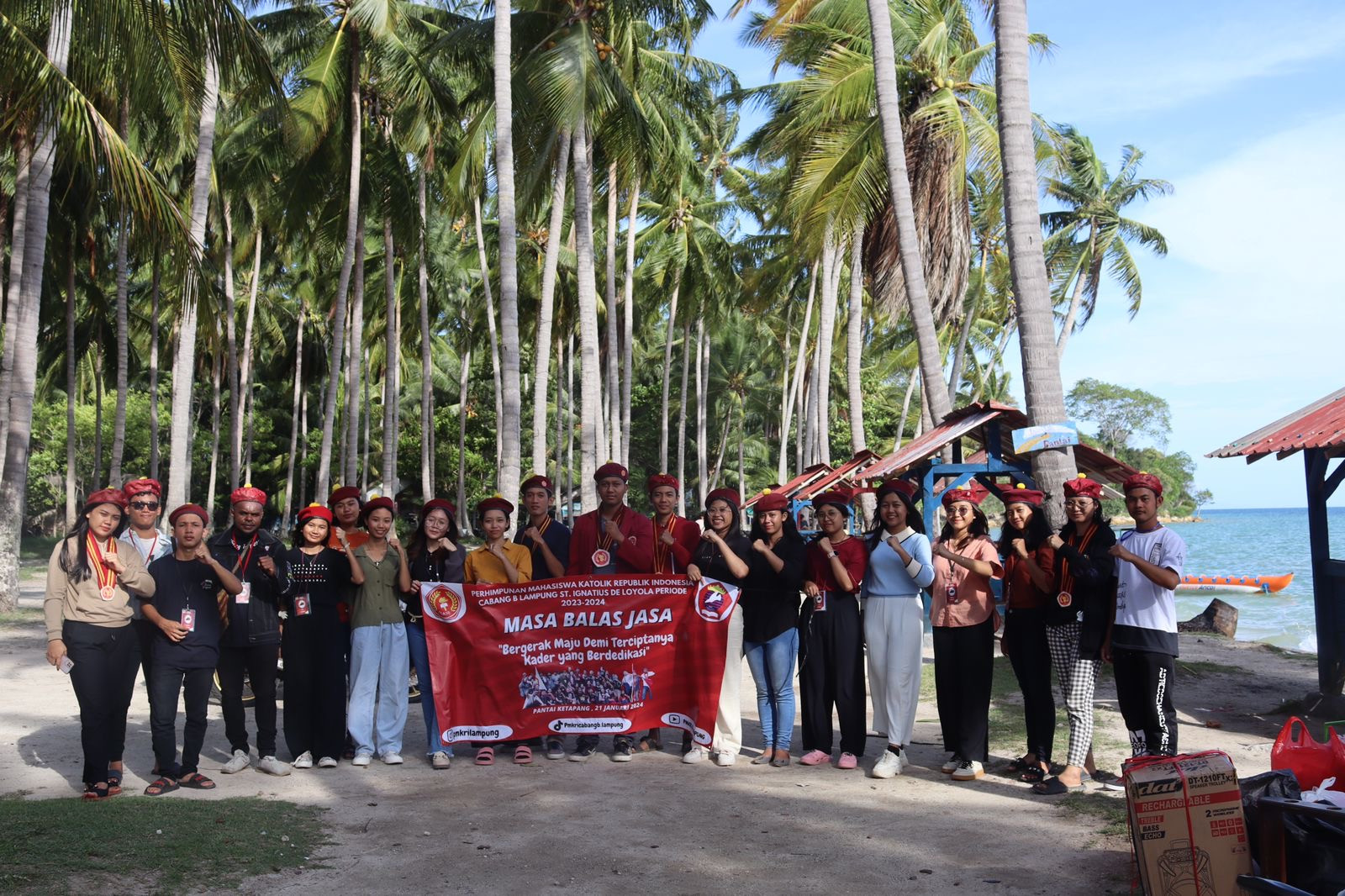 Lantik 26 Kader, Perhimpunan Mahasiswa Katolik Republik Indonesia (PMKRI) Bandar Lampung Inginkan Kader Berdedikasi